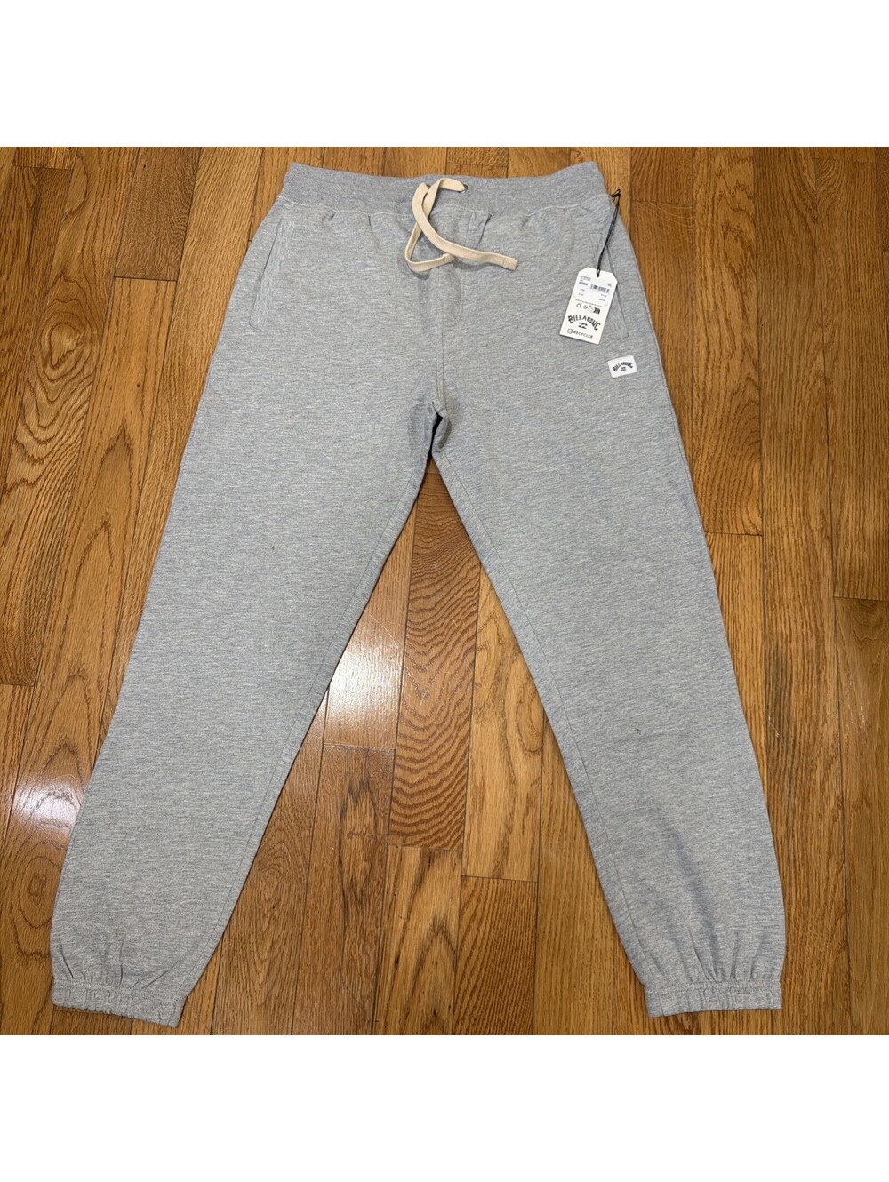 Size Medium Unisex Billabong Recycler Heather Grey Fleece Jogger Sweatpants NWT